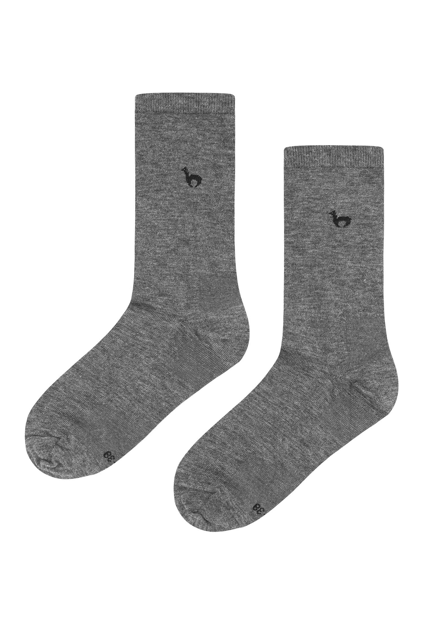 Alpaka Socken BUSINESS PREMIUM grau (1 Paar)
