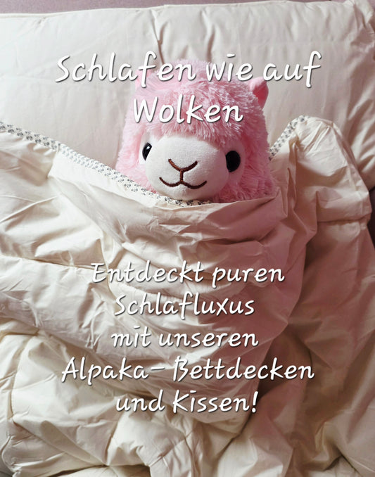 Alpaka-Bettdecke