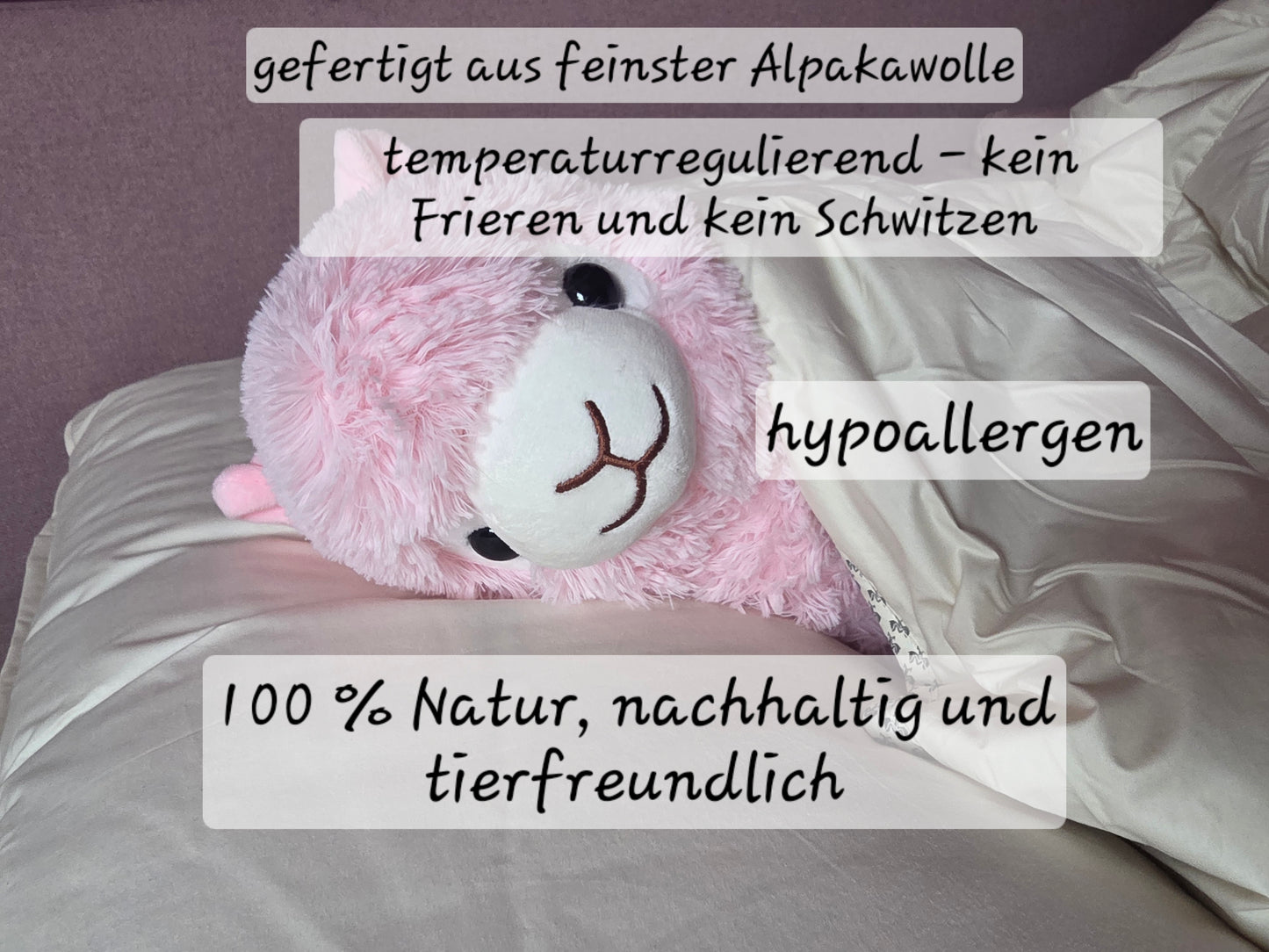 Bio-Alpaka-Kopfkissen