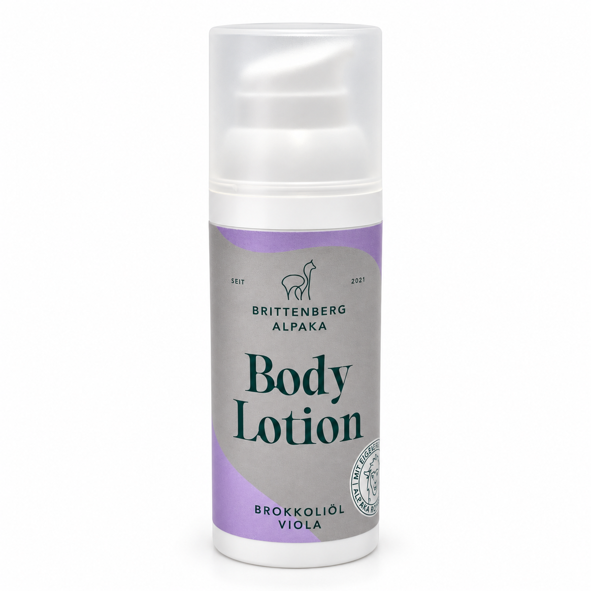Alpaka Bodylotion mit Keratin, Brokkoliöl & Viola | 50 ml