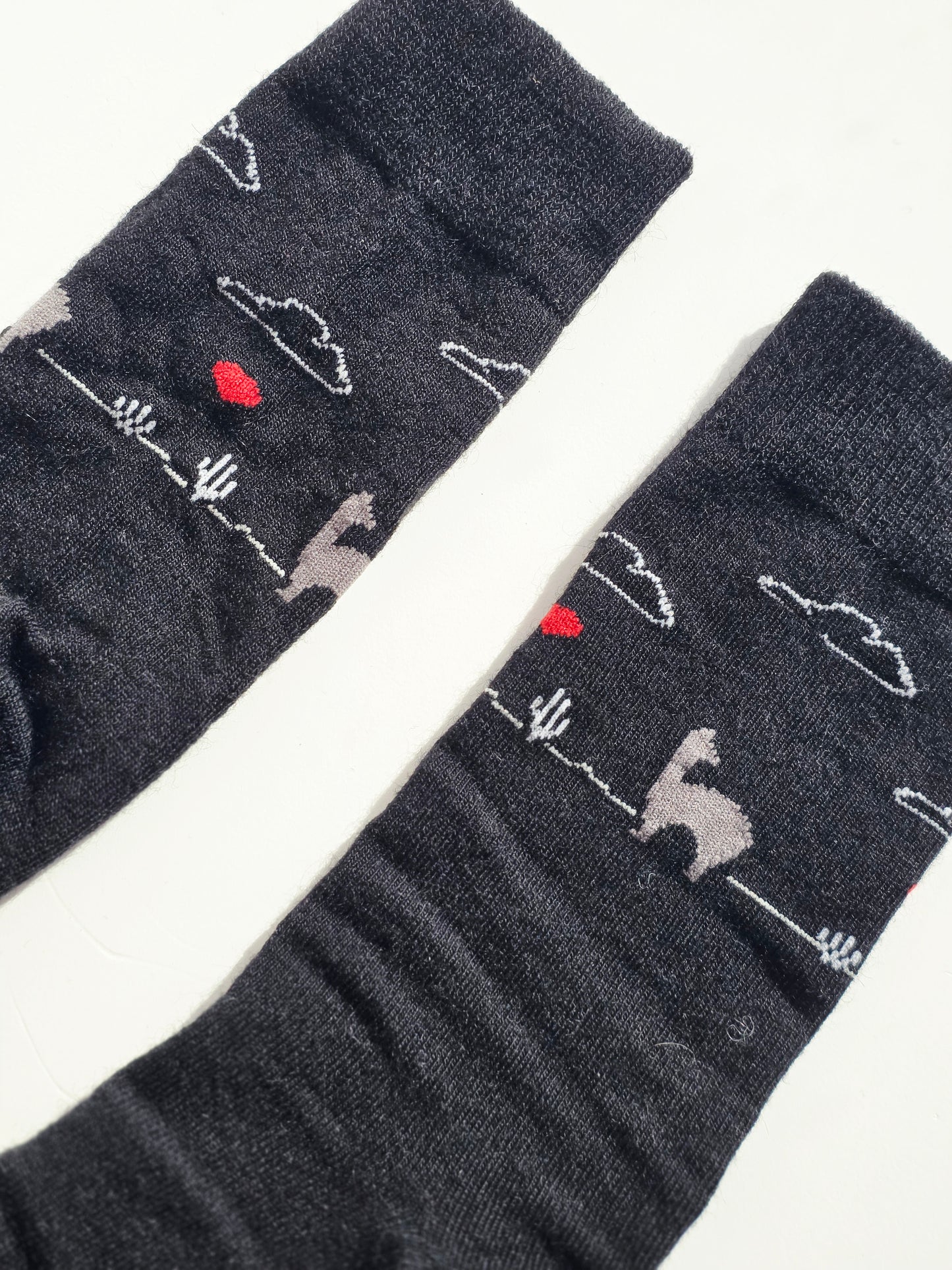Socke Alpaka Herz (1 Paar)