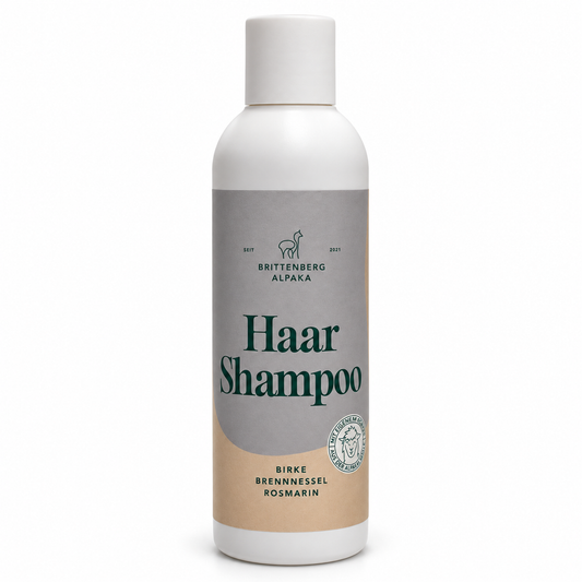 Alpaka Haarshampoo mit Keratin – Birke, Brennnessel & Rosmarin | 250 ml